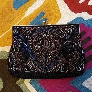 Andre Cellini Multi-Color Beaded Evening Purse